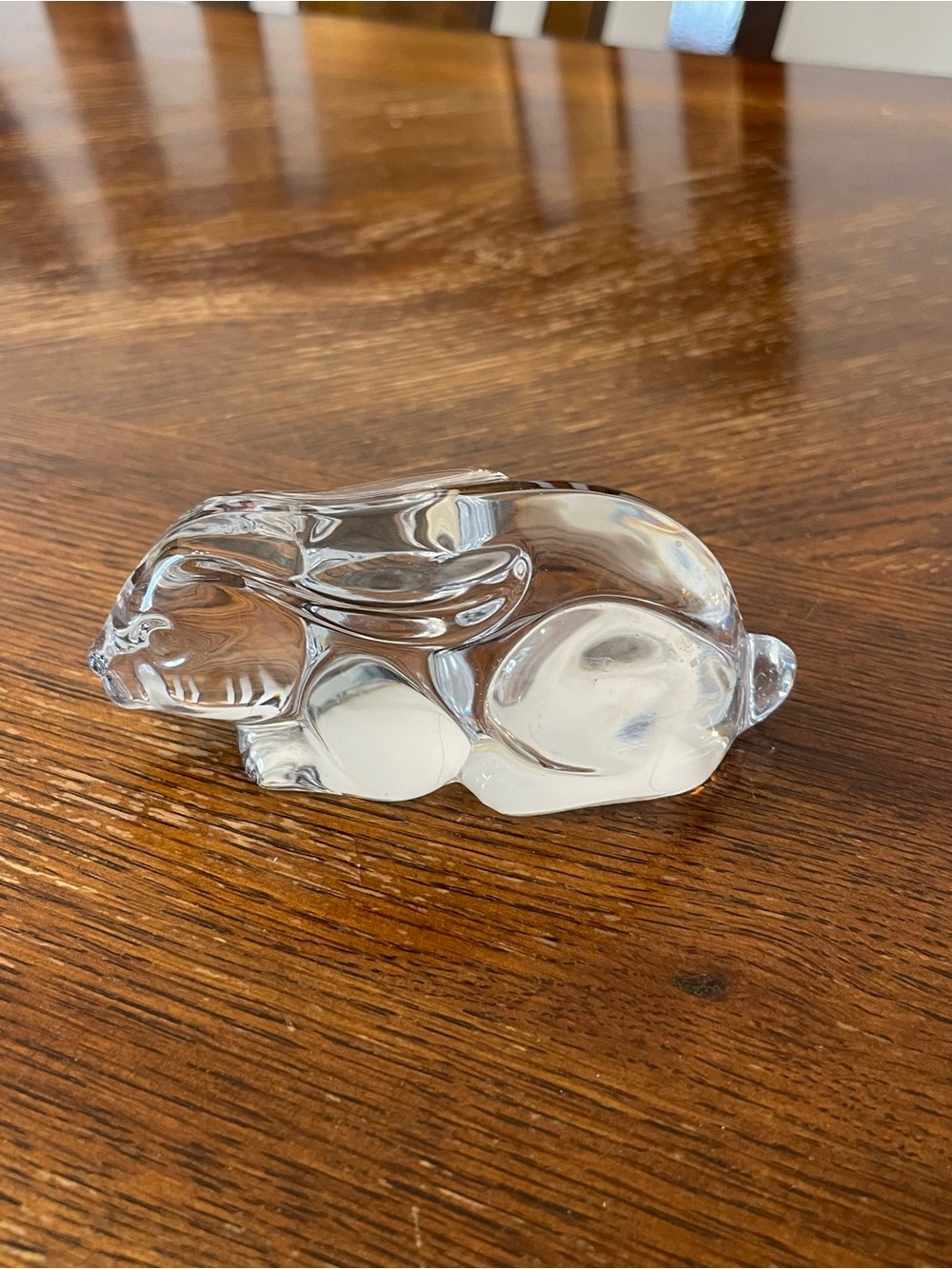 Princess House Clear Crystal Bunny Rabbit Figurine - 24% lead crystal